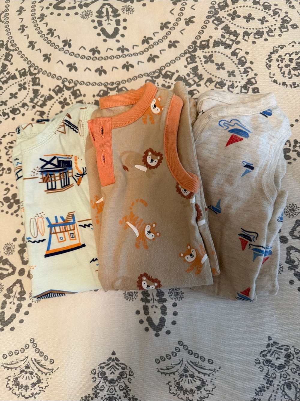 18 Month Baby Tank Romper Set of Three - Picture 9 of 9